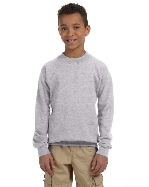 Chandail ras du cou en molleton pour adolescents Heavy BlendMD 13,3 oz, 50/50