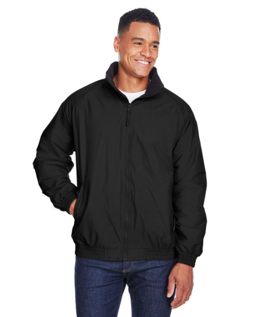 Manteau en nylon doublé en molleton de Harriton